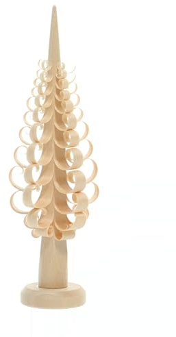 Rudolphs Schatzkiste Weihnachtsdeko Spanbaum H=14cm NEU Baum Weihnachten Seiffen Spanbäumchen Holzbaum Linde Erzgebirge