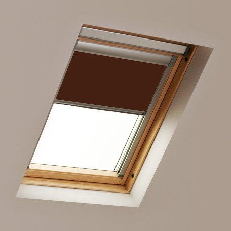 Ambition Blinds Blackout Roller Blinds for Fakro Code 4 (66/118) Cocoa