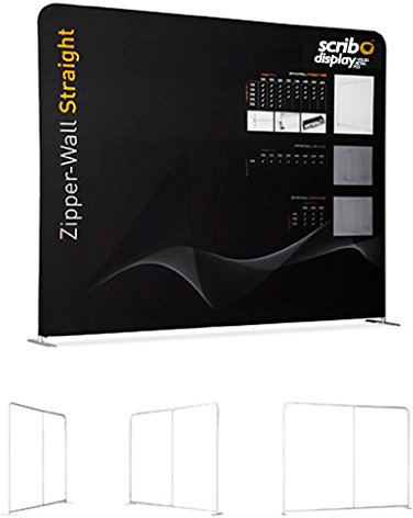 Zipper Walls Straight (400 x 230) - die gängigsten mobilen Messestände versammeln in Minuten und einfach für Indoor Ausstellungen zu nutzen (Enthält nur Hardware) - Zipper Walls Straight (400 X 230) - Most Popular Portable Exhibition Stands assemble in minutes and simple to use for Indoor Exhibitions (Hardware Only)