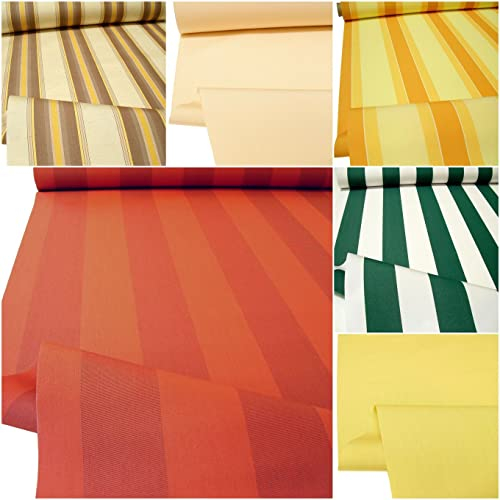 TOLKO Sonnenschutz Markisen-Stoffe als Meterware Zum Nähen mit UV-Schutz 50+ | Wasserdicht, Extra Langlebig - Ohne Ausbleichen (Terra Rot meliert)