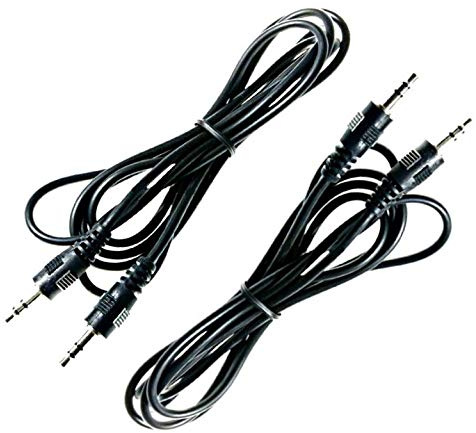 Audio Stereo Aux Jack 3,5 mm Stecker auf 3,5 mm Stecker Länge 1,2 m für Kopfhörer für ipod iphone ipad Tablet Smartphone MP3-Player (2 Stück)