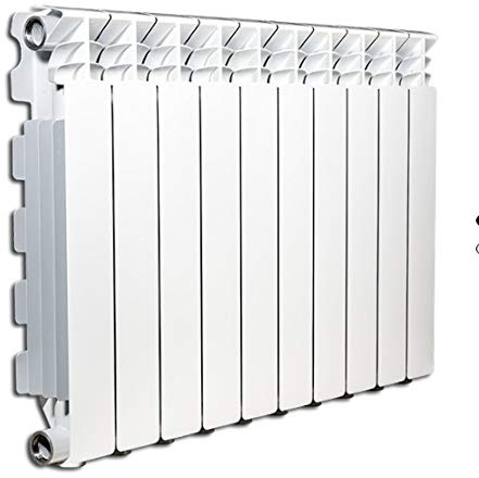 TERMOSIFONE RADIATORE RISCALDAMENTO AD ACQUA O VAPORE ELEMENTI IN ALLUMINIO PRESSOFUSO MARCA: FONDITAL mod. EXCLUSIVO B3 800/100 interasse 800mm (50x80mm (5 elementi))