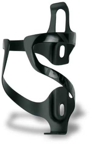 SKS GERMANY Pure Flaschenhalter für Fahrräder (Fahrradzubehör aus Vollcarbon, besonders leicht und belastbar, sicherer Halt, Trinkflaschenhalterung in matt/glänzenden Stealth-Design), schwarz
