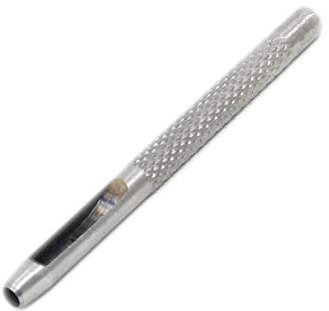 BIG-SAM Rundlocheisen für Ösen | für Löcher mit einen Innendurchmesser von 4, 5, 8, 12 oder 14mm | für Gummi, Planen, Vinyl oder andere weiche Materialien (4mm)