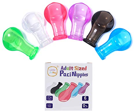 LittleForBig Erwachsenengröße Candy Gloss Schnuller Nipples Vorteilspack