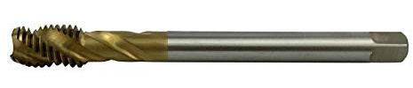 Weischer® - HSS-TiN Sacklochbohrer M10 | Maschinengewindebohrer Sacklochgewinde | Gewindeschneider Gewindebohrer Einschnittgewindebohrer | für Stahl, Metall, Edelstahl, Aluminium | stabil & bruchfest
