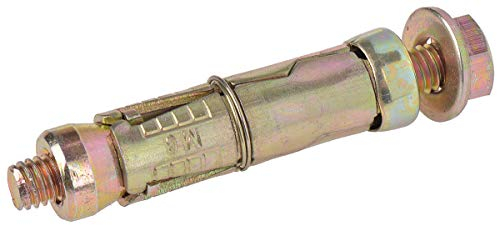 RS PRO Loser Bolzenanker mit Mantel M16, Ø 25mm x 110mm Stärke 30mm max. Stahl, Packung a 10 Stück