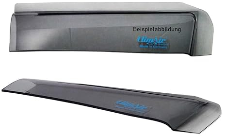 ClimAir Windabweiser vorne (mit ABE) 03-3645, Farbausführung: rauchgrau - Set mit Parkscheibe - Kompatibel für Skoda Yeti 5L SUV