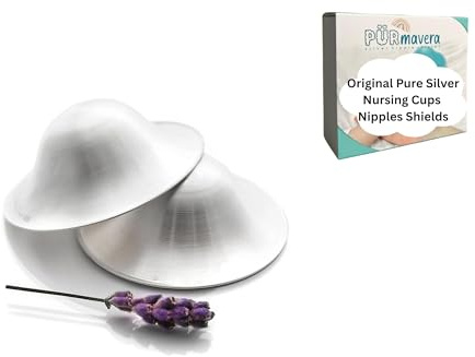 Silber Stillbecher Brustschalen Natürliche Helfer Nippel Beruhigungssauger Rissige Nippel Die Original Silber Stillbecher