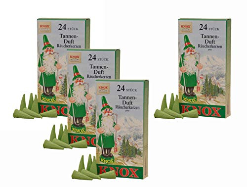 KNOX Räucherkerzen - Made in Germany (4er Pack (Tanne))