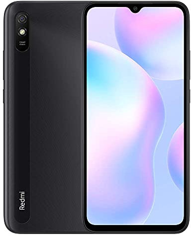 Xiaomi Redmi 9AT, 2+32GB, 6.53” Dot Drop Display with 5000mAh Battery, Sim Free Smartphone with 13MP AI Camera, Dual SIM, UK Plug + 2 Year Warranty- Granite Grey (Renewed)