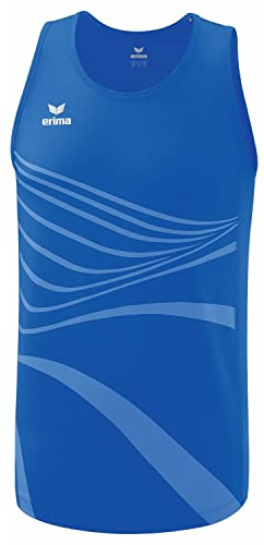 Erima Canotta Funzionale Racing 2.0 Singlet, New Royal, 152 Unisex - Bambini e Ragazzi