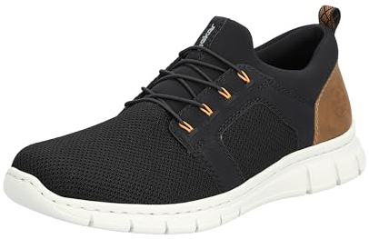 Rieker Herren B7796 Slipper, Schwarz, 43 EU