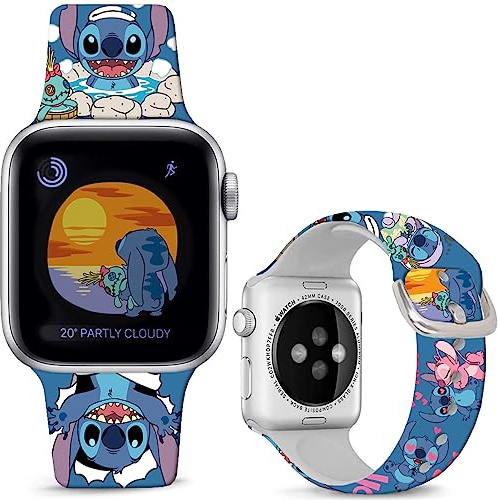 Sjiangqiao Soft Silicone Watch Bands Compatible with Apple Watch 38mm 40mm 41mm 42mm 44mm 45mm 46mm 49mm Ultra 2 Sport Straps for Women Men, Replacement band for iWatch Series SE 10 9 8 7 6 5 4 3 2 1.