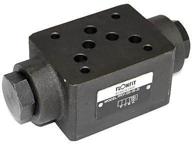Flowfit Hydraulisches Cetop 5 NG10 modulares pilogesteuertes Rückschlagventil, C/P 3.5Bar auf Port A