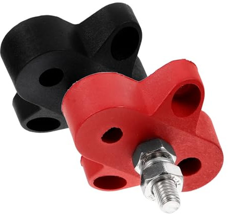 Beatifufu 2stücke Verteilerblock Aus Messing Und Für Auto Stromverteilerblock Mit Klemmen Für Boot Batterieklemmen-verteilerblock Für Rv Und Yacht