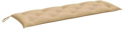 vidaXL Gartenbank-Auflage Melange Beige 150x50x7 cm Stoff