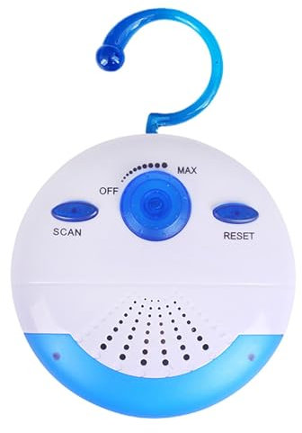 Radio tascabile FM – gancio impermeabile 88 – 108 mh Fm, altoparlanti radio FM accessori esterni | vasca da bagno casa uso esterno, dura ben 12 ore, funzionamento 3 batterie AA (non incluse)