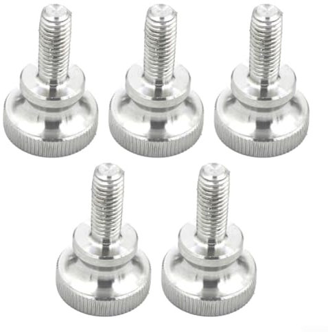 Vis moletée serrée à la main, M2 5 GB834, acier inoxydable 304, durable et résistante à la rouille (M2,5 x 6)