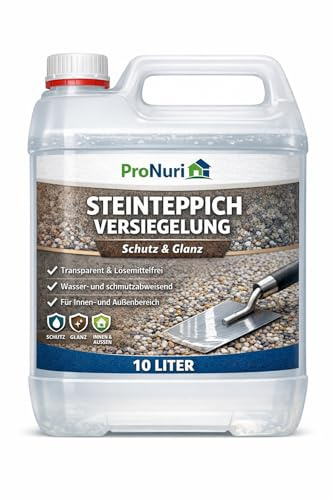 10 Liter ProNuri Versiegelung für Steinteppiche Oberflächenverfestigung Balkon Treppen