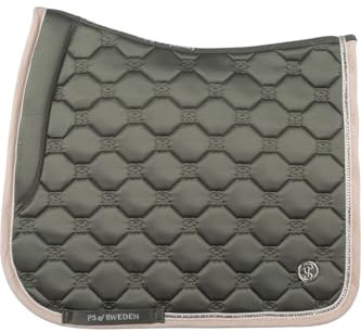 PS of Sweden 2025 Vintage Monogramm Dressur Sattel Pad 1110-120 - 617 - Mist Green