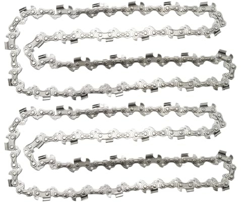 MospdyGear 2Pcs Chainsaw Chain 14, 3/8 Pitch 1.3mm Gauge 52 Drive Link Chain, Replacement for Oregon CS1500CS CS1500 Replacement for 1586.7 1586.8