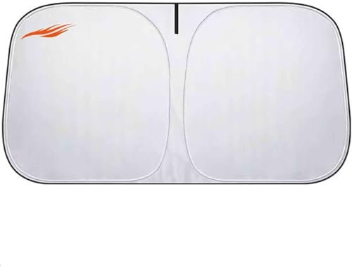 generico Parasole Auto Compatibile con Fiat 500L 2012-2018, Parasole Auto Parabrezza Interno, Protezione Solare, Protezione UV (Argento)