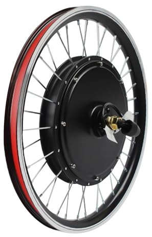 Kit motore elettrico per bicicletta, 48 V, 1000 W, ad alta potenza, 20 pollici, per bicicletta elettrica, per il montaggio sulla ruota anteriore di biciclette a due ruote