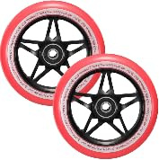 CURB SKATEBOARDS Blunt/Envyscooters Freestyle-Rollen, 110 mm, S3, Schwarz/Rot, 2 Stück