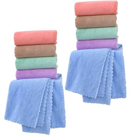 UPKOCH Lot de 10 Tapis De Couchage en Polaire Douce pour Hamsters Et Cobayes, Doublure 30x30 Cm Multicolore, Lit Moelleux pour Cage, Literie Lavable pour Petits Animaux, Usage Polyvalent