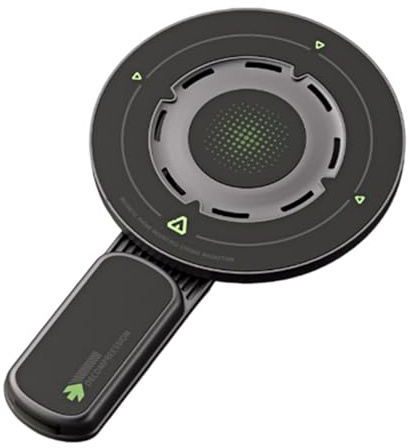 Gihioue Magnetisk mobiltelefonring, halkfri greppring för mobiltelefoner, 360 graders vridbar justerbar stativ för mobiltelefoner vid bordet, i bilen, för streaming, på kontoret, gymmet och när du