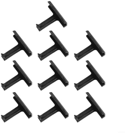 10 Stück für Wasserablauf-Clips für Solarmodul-Reinigung, kompatibel mit PV-Modulrahmen 30 mm, 35 mm, 40 mm, Polymer-Konstruktion für Langlebigkeit (30 mm)