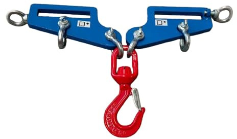 Milageto Gancio di sollevamento per carrelli elevatori, accessorio di ricambio per gru mobili per carrelli elevatori, paranco di sollevamento per elevatori per
