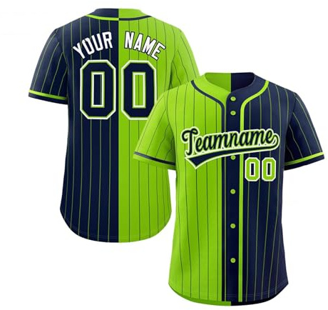 WEOPLKIN Jersey de Fútbol Americano Personalizado - Secado Rápido y Transpirable - Nombre, Número y Nombre de Equipo Personalizados - Ideal para Partidos y Entrenamientos verde