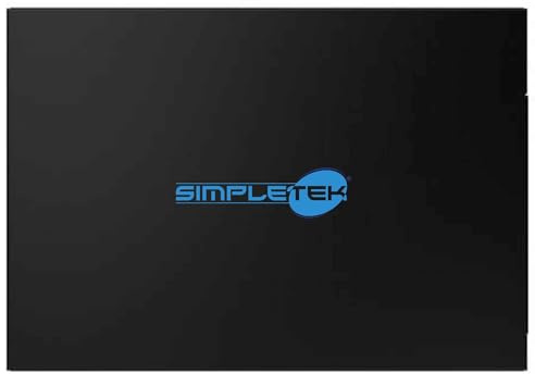SIMPLETEK - SSD Interno 2,5 da 512GB - SATA III 6 Gbps - Fino a 550MB/s - Nero | Disco a Stato Solido ideale per Notebook PC Desktop