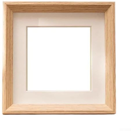 KHIronHive Quadratischer Bilderrahmen aus Holz, 30,5 cm mit Acrylplatte, eleganter hohler Bilderrahmen für Tisch oder Regal, Heim- und Bürodekoration (Eichenfarbe)