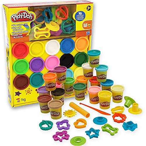 Play-Doh SUPER COLOUR KIT OVER 30 ITEMS