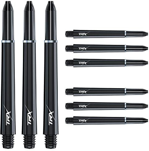 RED DRAGON TRX Medium Black Stems - 4 Sets per Pack (12 Stems in total)