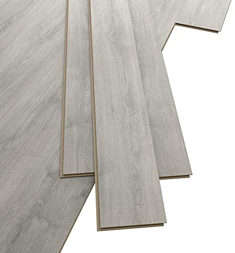 ARTENS - Laminatboden - FORTE - Parys - 129,1 cm x 19,3 cm x 8 mm - Dicke 8 mm - 1,99m²/8 Dielen - Natürlicher Holzeffekt