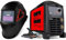 Telwin Force 205 Soldadora inverter a electrodo MMA con casque de soldadura automático y accesorios para soldadura, 200A