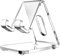 Lucrave Acrylic Cell Phone Stand, 5mm Thicker Clear Cell Phone Holder, Transparent Phone Stand for Desk, Desktop, Desk Accessories, Suitable for iPhone 16 15 14 13 Pro Max Plus, All Smartphone 4-8inch