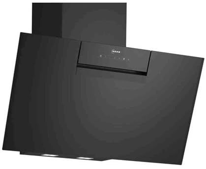 NEFF D85IFN1S0, N 50, Smarte Wandesse, Dunstabzugshaube zur Wandmontage, 80cm breit, Made in Germany, Efficient Drive, LED-Beleuchtung, Kochfeldbasierte Haubensteuerung, Touch Control, Schwarz
