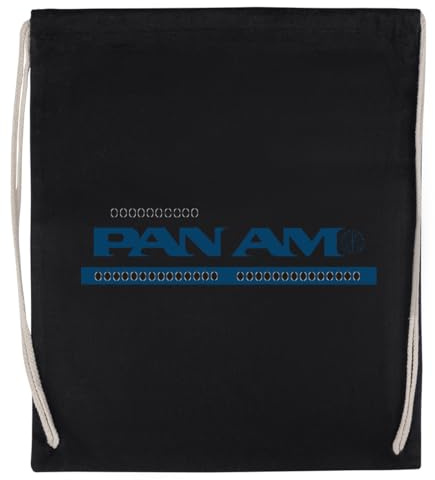 Generisch Pan Am 747 Style Black gym bag Sport Unisex