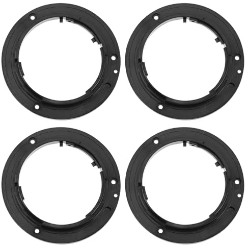 EMSea 4 Pezzi Di Ricambio Per Attacco A Baionetta Compatibile Con Nikon 18-55 18-105 18-135 Diametro Esterno 58,5 Mm Anello Di Montaggio A Baionetta Per Obiettivo Nero