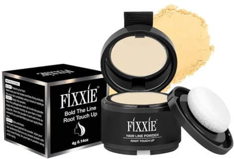 Hairline Powder Light Blonde, Root Touch Up, Instant Hair Loss Concealer for Thinning Hair, Windproof & Sweatproof Cover Up With Mirror and Puff
