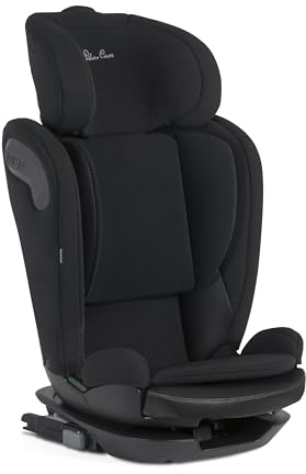 Silver Cross Essentials - Discover i-Size High Back Booster Seat - Isofix Car seat - Lightweight - Car Seat for 4 to 12 Years - Black