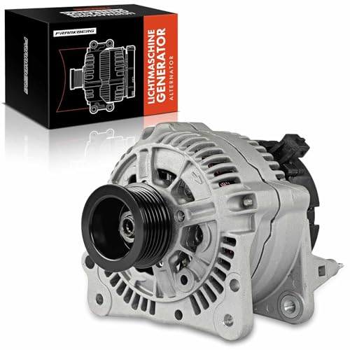 Frankberg Lichtmaschine Generator Kompatibel mit Galaxy WGR 1.9L 1995-2000 | Kompatibel mit A3 8L1 1.6L-1.8L 1996-1998 Golf III 1H1 1.4L-2.0L 1991-1997 P.a.s.s.a.t 3B2 1.9L 1996-1998 Replace# 0123320007
