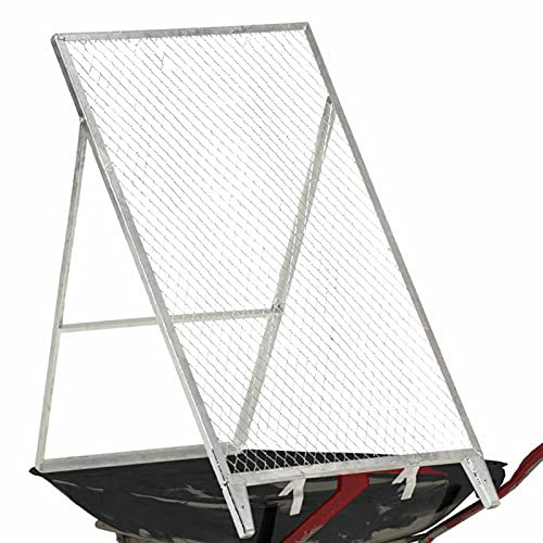 Brokky Garden Sieve Galvanised Steel-Garden Sieve for Soil and Stones | Metal Heavy Duty Soil Compost Sieve | Earth and Rocks Sifter Riddler