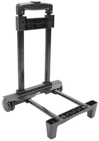 Carretilla de Mano Plegable, Carrito Portátil de Alta Resistencia, Carrito de Equipaje Plegable de 2 Ruedas, Carrito Compacto para Fácil Movimiento, Carrito de Mano Ideal para