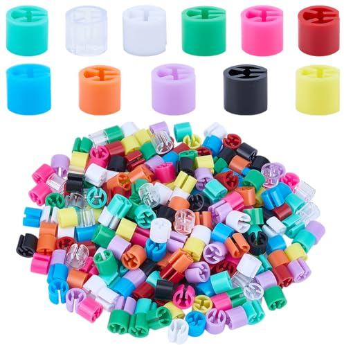 craspire 220 Stück 11 Farben Gelbe Kleiderbügelmarkierungen Kleidergrößen Kleiderbügeletiketten Schwarz Rot Bunte Kleine Säulen Aus Kunststoff Kleidercode Organizer Clips Für Drahtbügel Kleidung